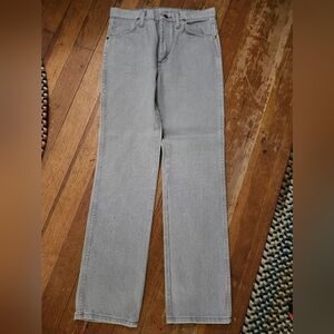 Wrangler Gray Straight-Leg Jeans